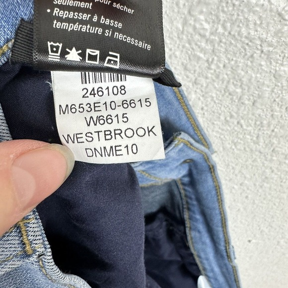 Paige Denim Jeans Mens 36 x 28 Blue Light Wash Stretch Rayon Lennox Straight Leg - Picture 7 of 10